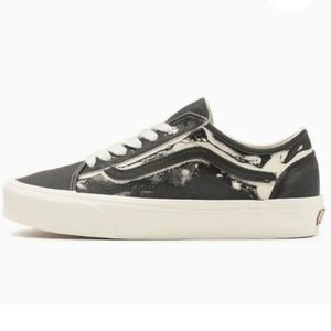 Men's VANS Old Skool Tapered Eco Theory sneakers shoes grey white graffiti 10